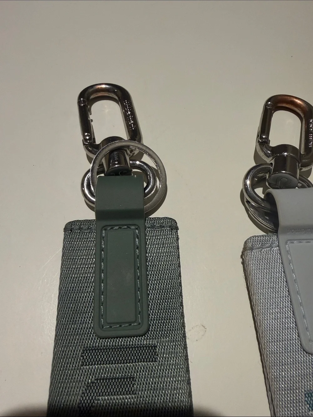 3 lululemon athletica Key Straps - Black, Light blue , Green